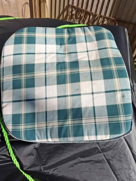 Photo of free Garden table,4 chairs with cushions (Hassocks) #3