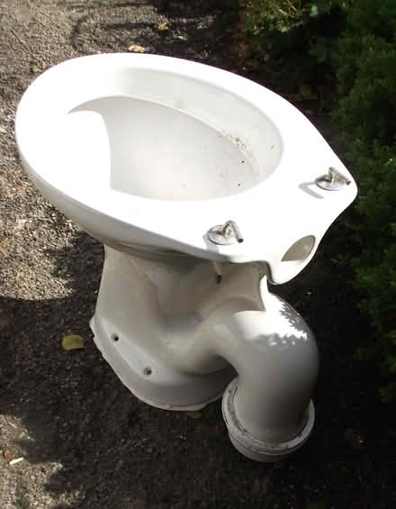 Photo of free White Toilet / Planter (Belper DE56) #4