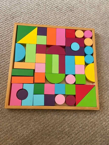 Photo of free Wooden shape puzzle (Fords Farm RG31) #1