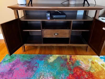 Photo of free Side storage table or TV stand (Arlington, MA) #3