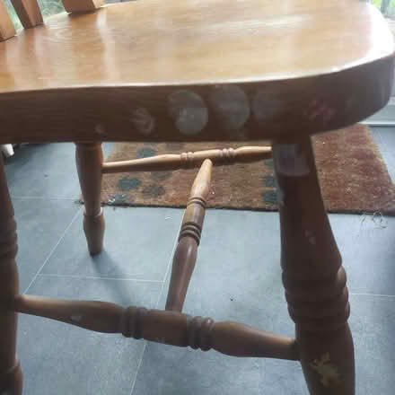 Photo of free 2 wooden farmhouse chairs (Beckenham near Clock House) #2