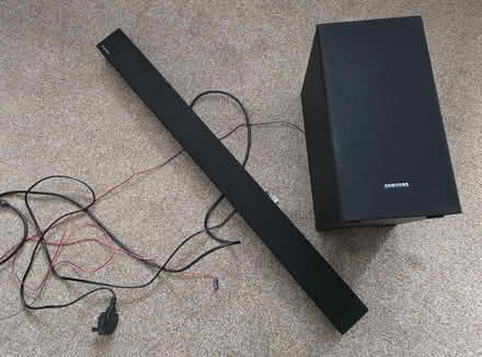 Photo of free Samsung HW - T420 2.1Ch Sound Bar with Wired Subwoofer (Emlyn Gardens W3) #1