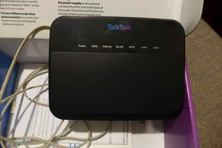 Photo of free Talk Talk Router and cables (Emsworth PO10) #2