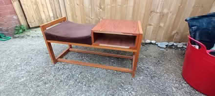 Photo of free 70s seat and telephone table (Chapel Allerton LS7) #1