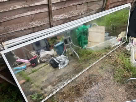 Photo of free 2 mirror wardrobe sliding doors (Greenford) #1