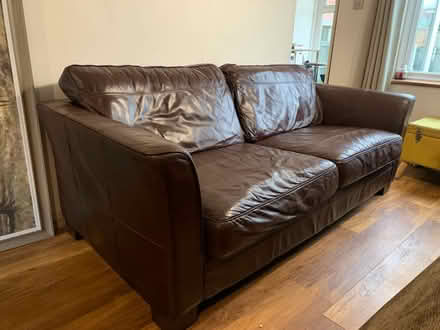 Photo of free Leather sofa (SL2 britwell) #3