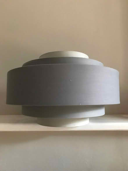 Photo of free Grey fabric lampshade (Bramber BN44) #2