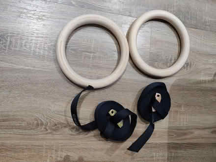 Photo of free Wooden athletic rings (BT7 - center) #2