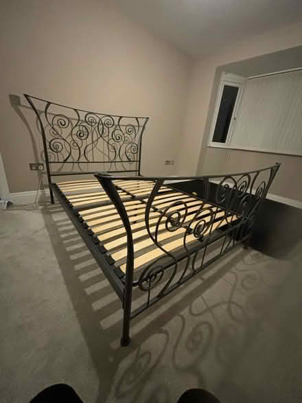 Photo of free Metal frame double bed (Great Barr, B43) #3