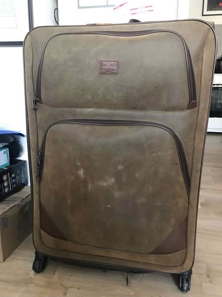 Photo of free XL suitcase, Brown (Queen’s Rd Peckham) #1