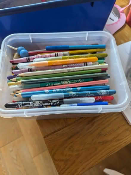Photo of free Box of pens and pencils (UB10 Ickenham) #2