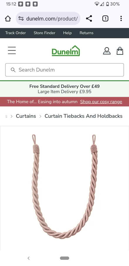 Photo of Cord curtain tie backs (Woking GU22) #1