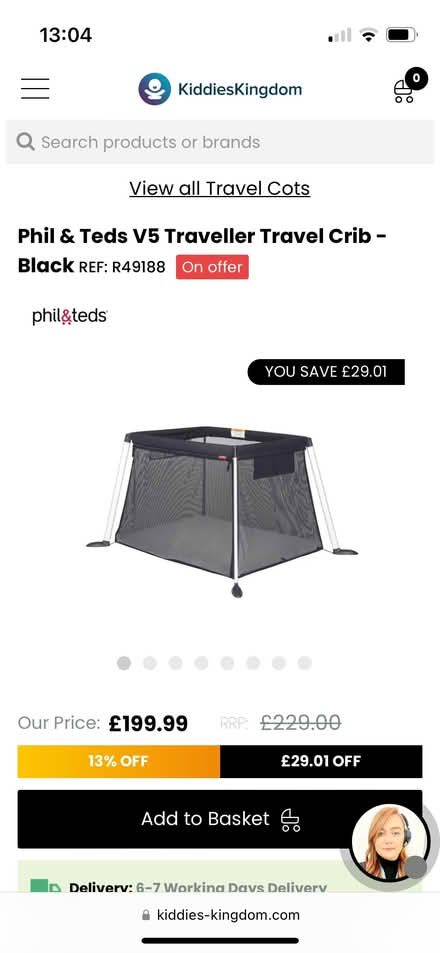 Photo of free Travel cot (Lansdown GL50) #1