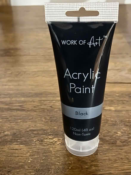 Photo of free Black Acrylic Paint (Ironbridge TF8) #1