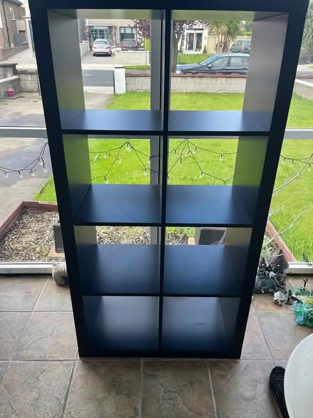 Photo of free IKEA black 8 box shelving unit (Dublin 12) #1