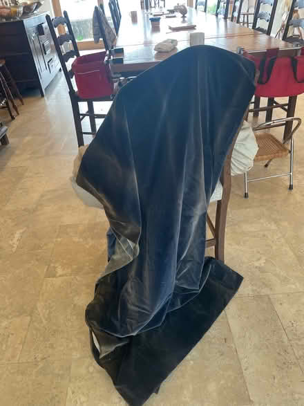 Photo of free Curtains- navy blue velvet (Itchenor PO20) #1