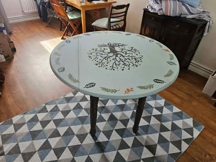 Photo of free Cafe style Table with hand painted tree (Bohemia TN37) #2
