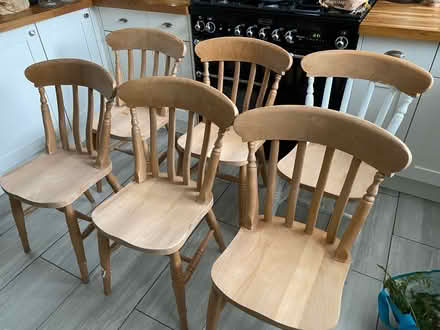 Photo of free Wooden Dining Chairs (Highworth. SN6) #2