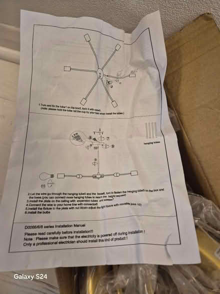 Photo of free Light fitting (YO16 bridlington) #4