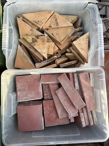 Photo of free Victorian/edwardian mosaic tiles (Frankwell SY3) #1