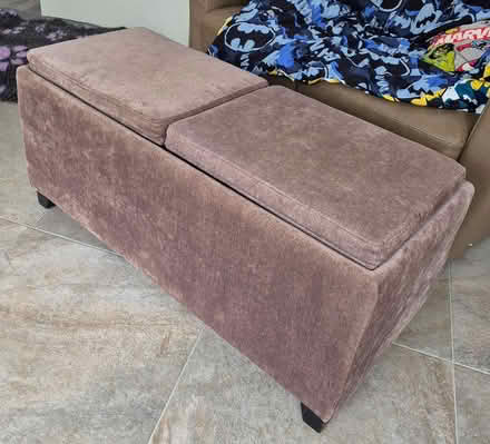 Photo of free Ottoman footstool with storage (Cheltenham) #1