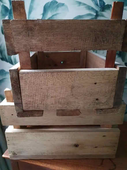 Photo of free 4 small wooden crates (Aldershot GU12) #3