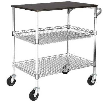 Photo of free Utility trolley, three shelves (Metuchen on Hwy 27 near Costco) #1
