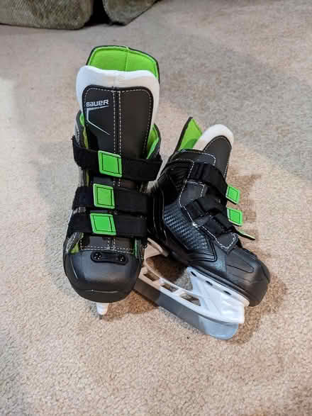 Photo of free Bauer kids skates (size Y8) (Carson Grove) #1