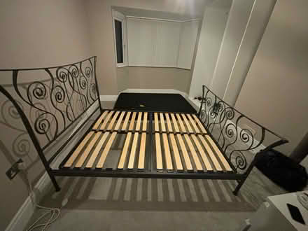 Photo of free Metal frame double bed (Great Barr, B43) #2