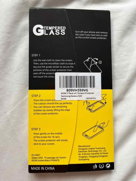 Photo of free Pack of 3, Glass Screen Protector - Samsung Galaxy S22 Plus (Emlyn Gardens W3) #1