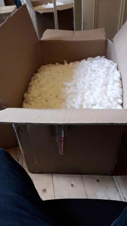 Photo of free Two large boxes with stuffing (Wirral CH6 area) #1