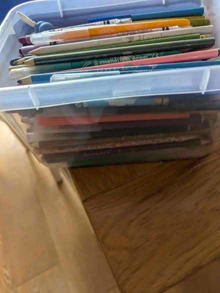 Photo of free Box of pens and pencils (UB10 Ickenham) #1