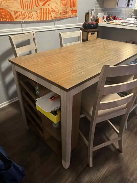 Photo of free Table with four chairs (Off collins) #1