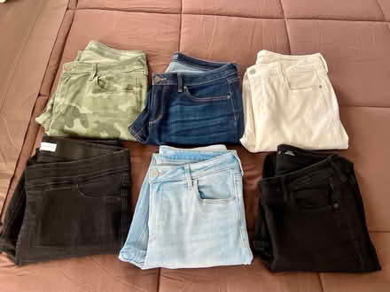 Photo of free 6 Women’s Skinny Jeans 12 or 12T (Big Bethel/Saunders HPT) #1