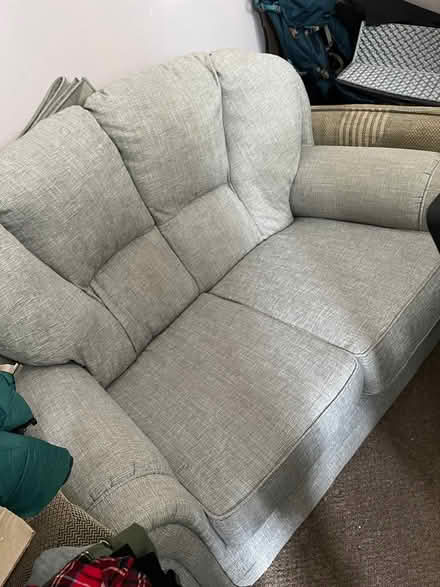 Photo of free 2 Seater Grey Sofa (Denton) #1