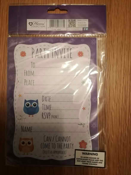 Photo of free Kid's party invitations (GU9) #1