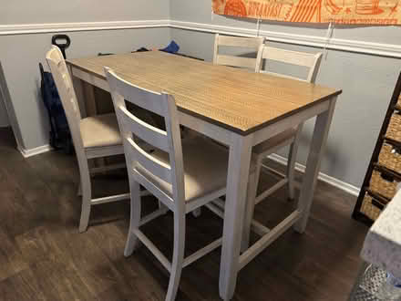 Photo of free Table with four chairs (Off collins) #2