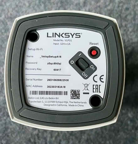Photo of free Linksys wifi mesh system (Marley Hill NE16) #2