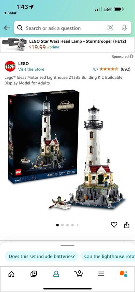 Photo of free Lego lighthouse (Andersonville /Ravenswood) #1