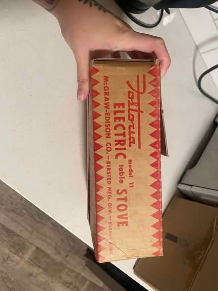 Photo of free Vintage Fostoria Electric Hotplate (Denver, Jefferson Park) #1