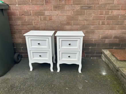 Photo of free 2 bedside cabinets (Adlington PR6) #1