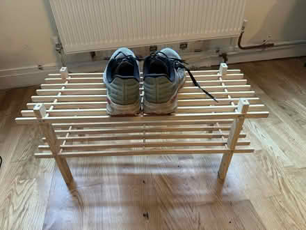 Photo of free Wooden two-tiered shoe rack (SW161LZ) #1