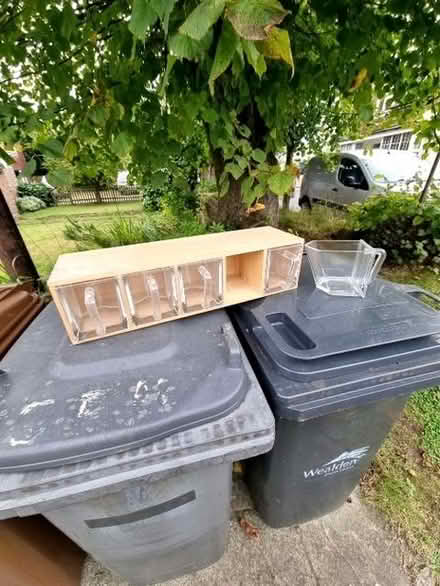 Photo of free Ikea ply and glass jug kitchen storage (Ninfield TN33) #1