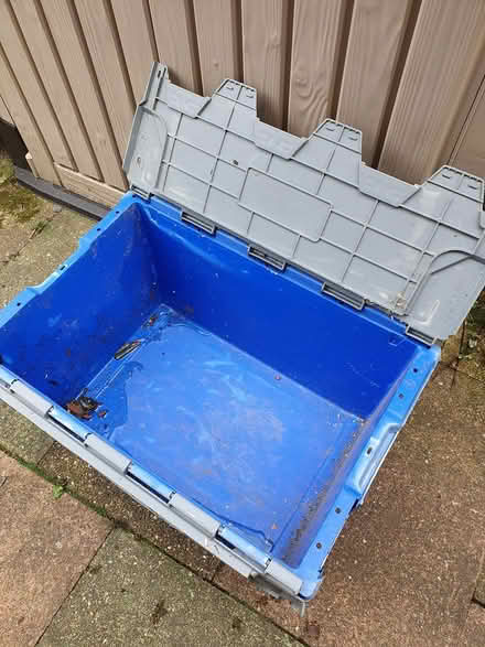 Photo of free Plastic moving crate (Aldershot GU12) #1