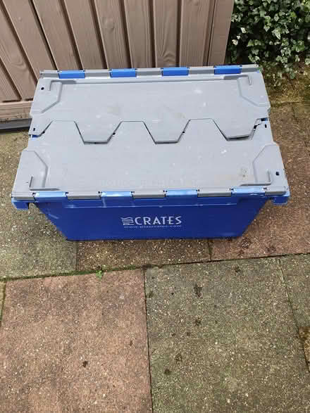 Photo of free Plastic moving crate (Aldershot GU12) #2