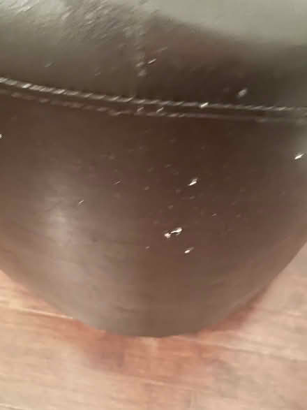 Photo of free Two Faux Leather Brown Tub Chairs (Westboro) #2