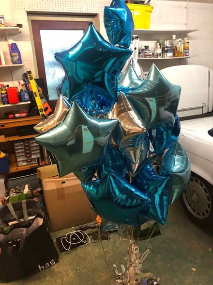 Photo of free Party balloons and helium canister. BE QUICK! (Bloxham OX15) #1
