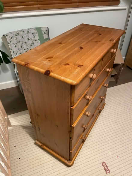 Photo of free Pine chest of draws (Sydenham SE26) #2
