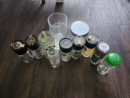 Photo of free Spice herbs jars + 3 glasses (W5) #1