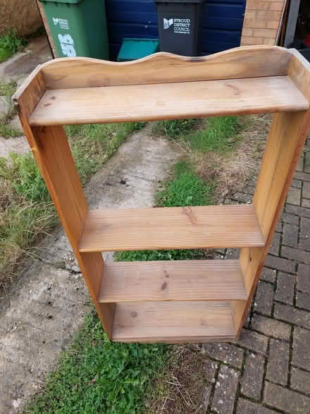 Photo of free Small wooden bookshelf (Stagholt Farm GL10) #1